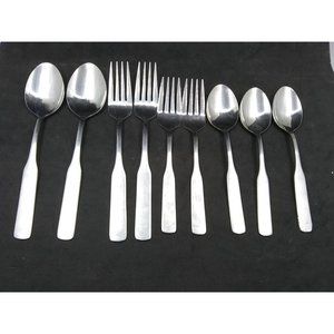 Set of 9 Imperial International Kingstowne Stainless Steel Flatware Korea